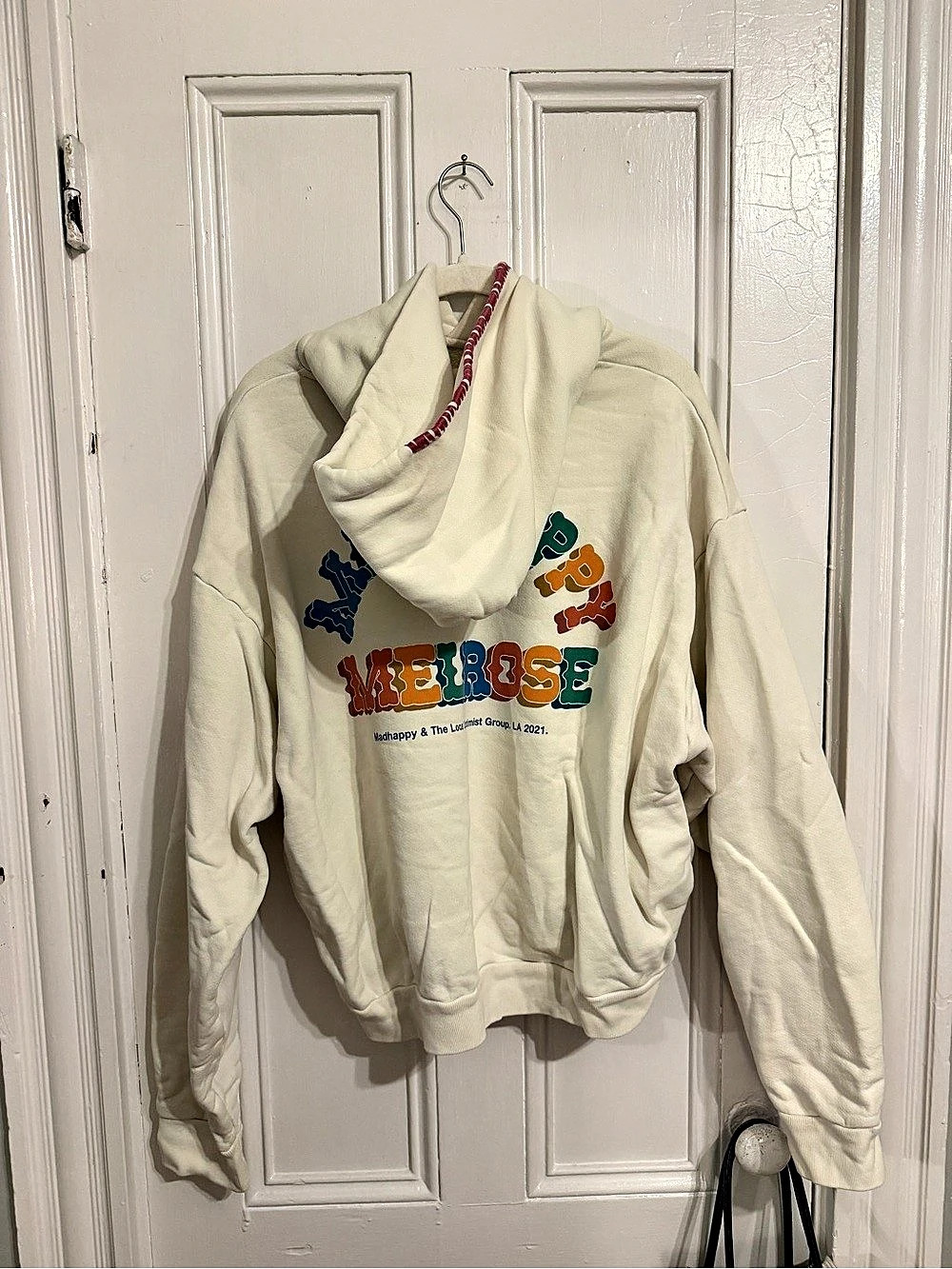 Madhappy LA Melrose Hoodie Graphic Cream